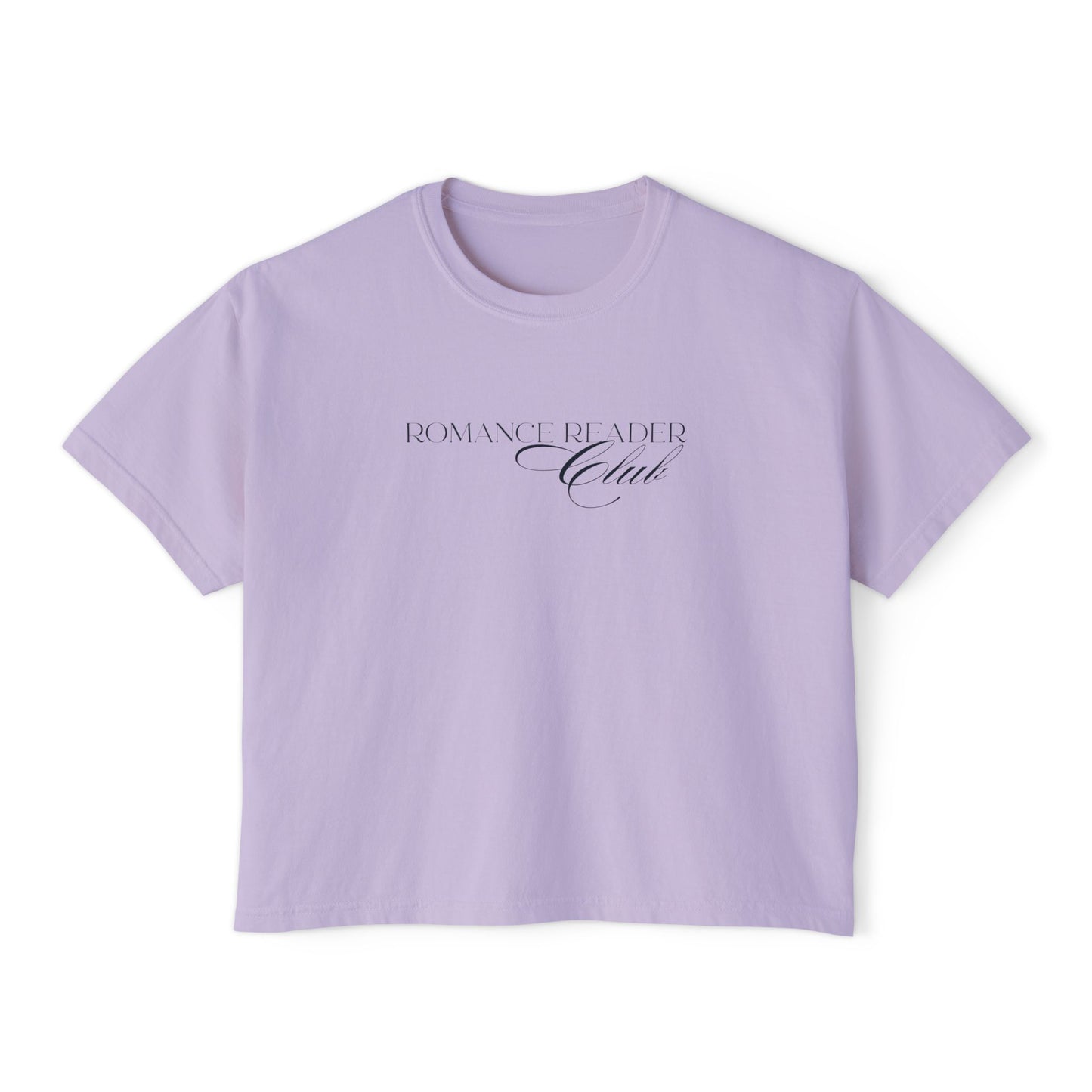 "Romance Reader Club" Cropped Tee