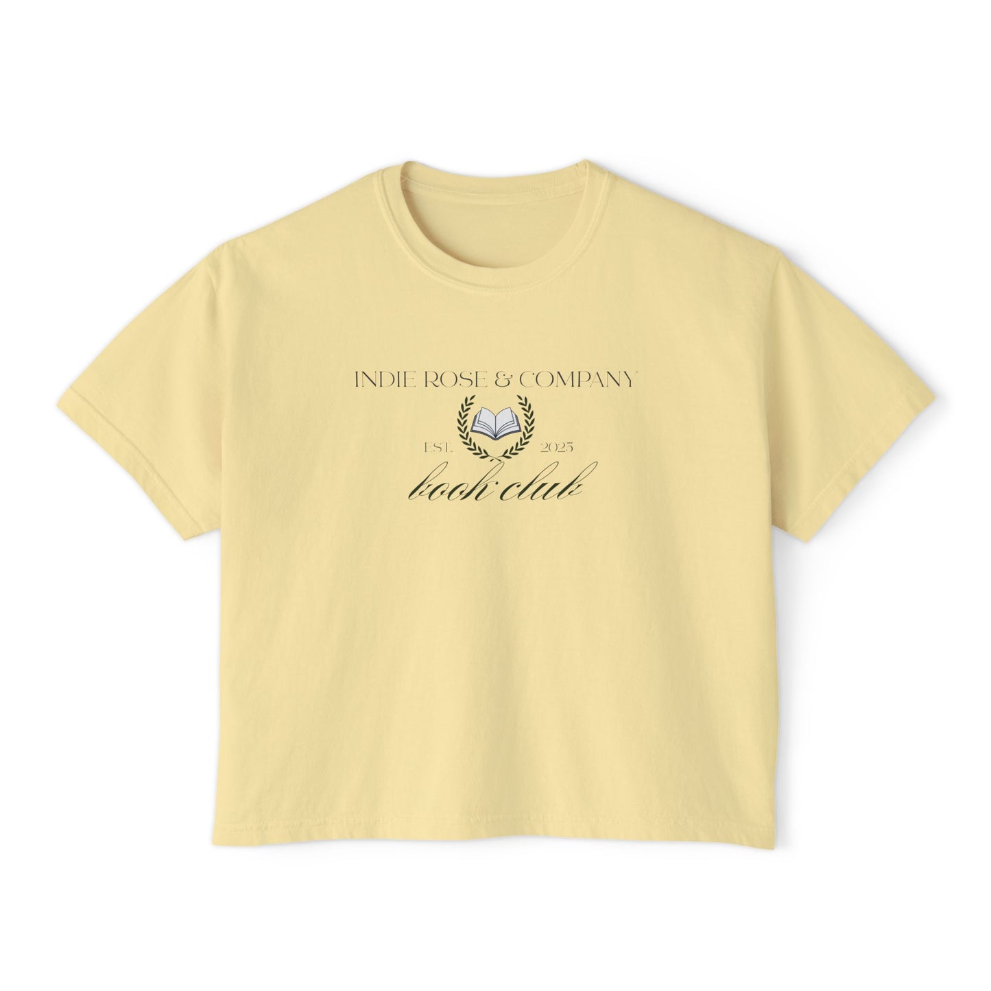 "Irc Book Club" Cropped Tee