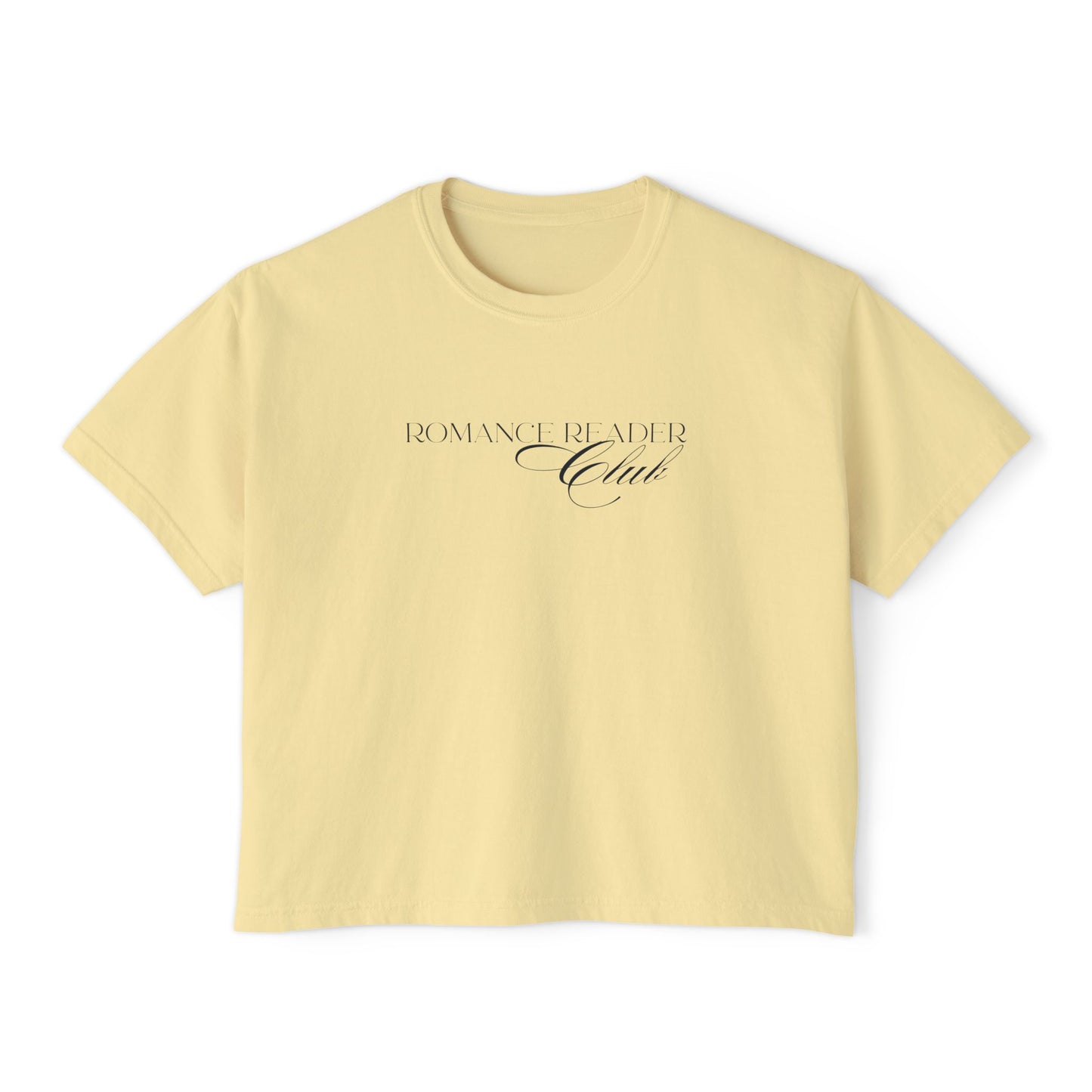 "Romance Reader Club" Cropped Tee