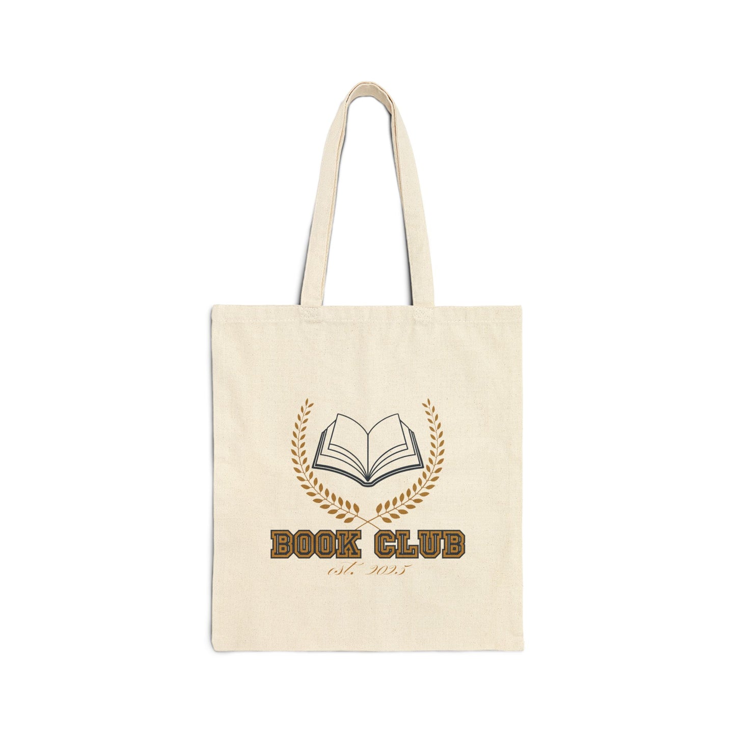 "Book Club Logo" Canvas Tote