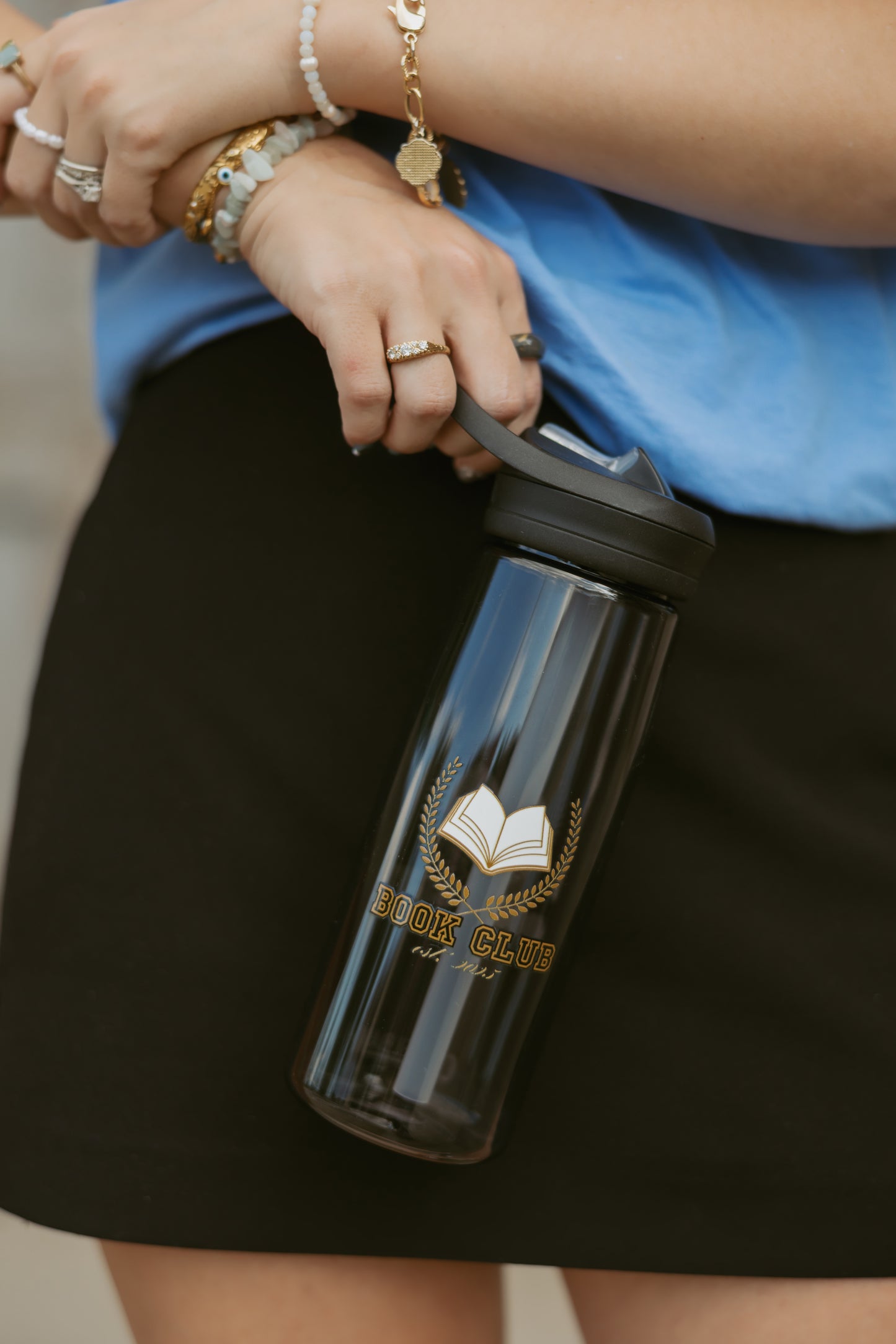 "Book Club Logo" Water Bottle