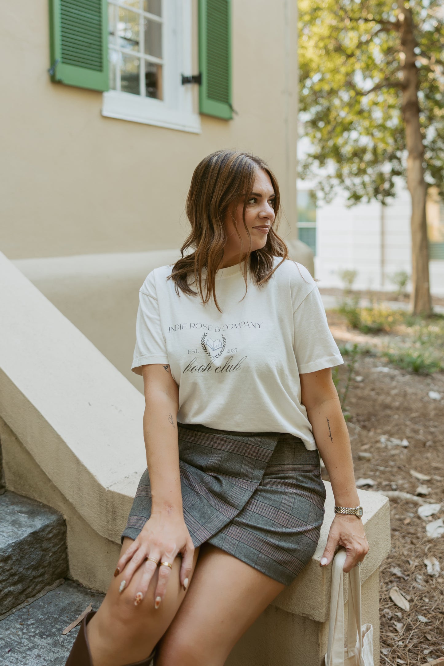 "Irc Book Club" Cropped Tee