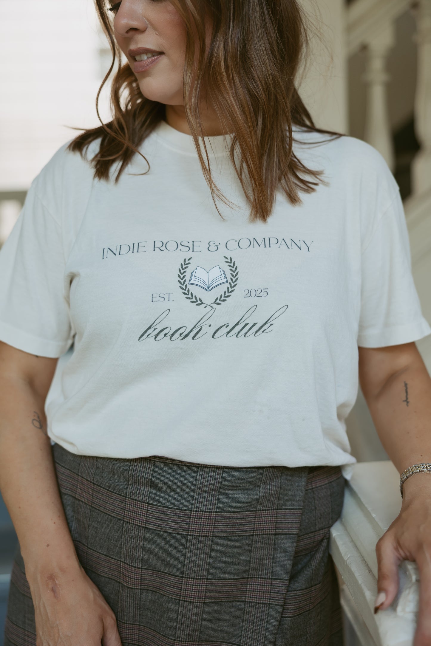 "Irc Book Club" Cropped Tee