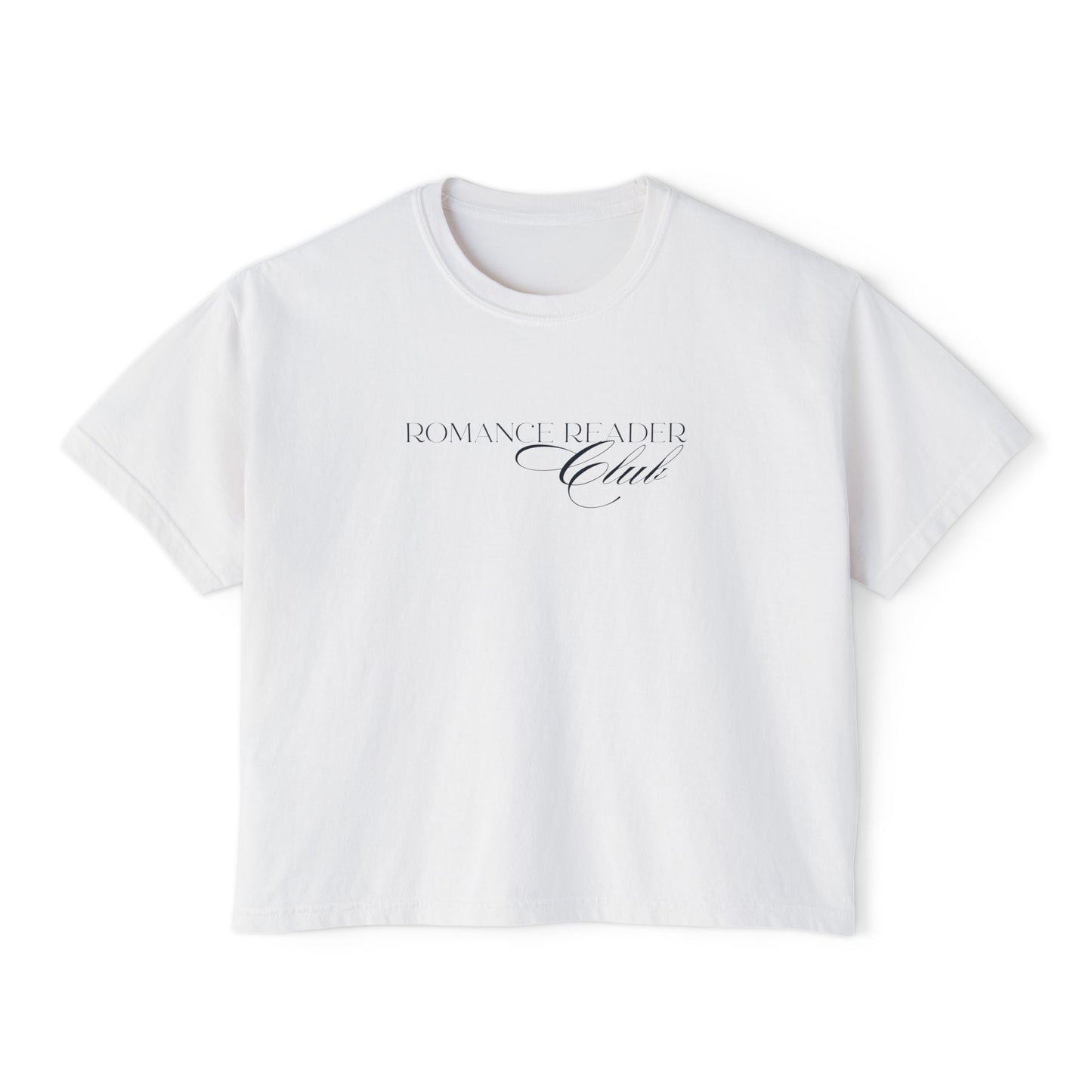 "Romance Reader Club" Cropped Tee