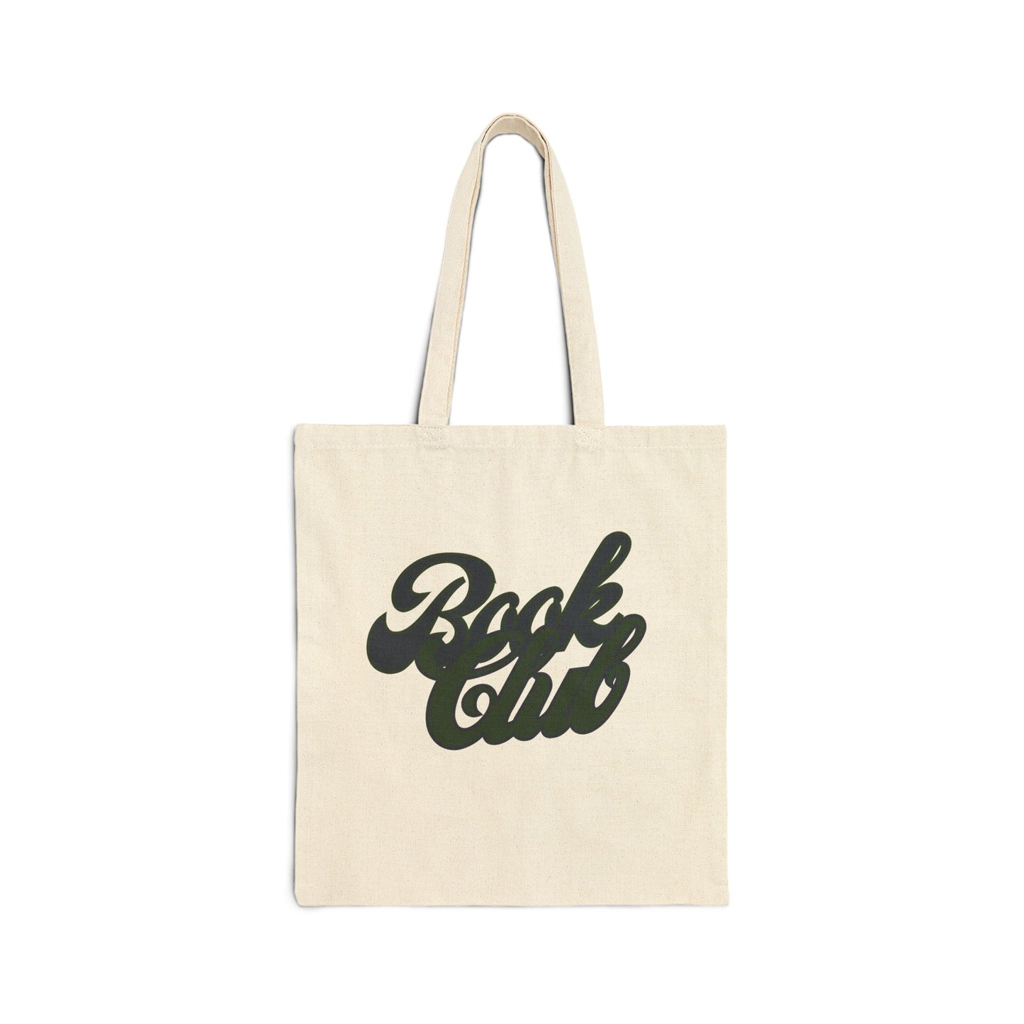 "Book Club" Canvas Tote