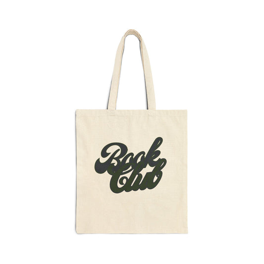 "Book Club" Canvas Tote