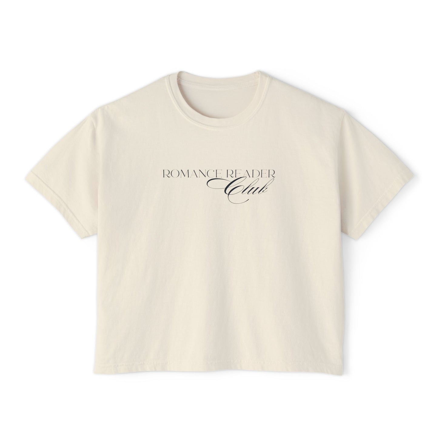 "Romance Reader Club" Cropped Tee