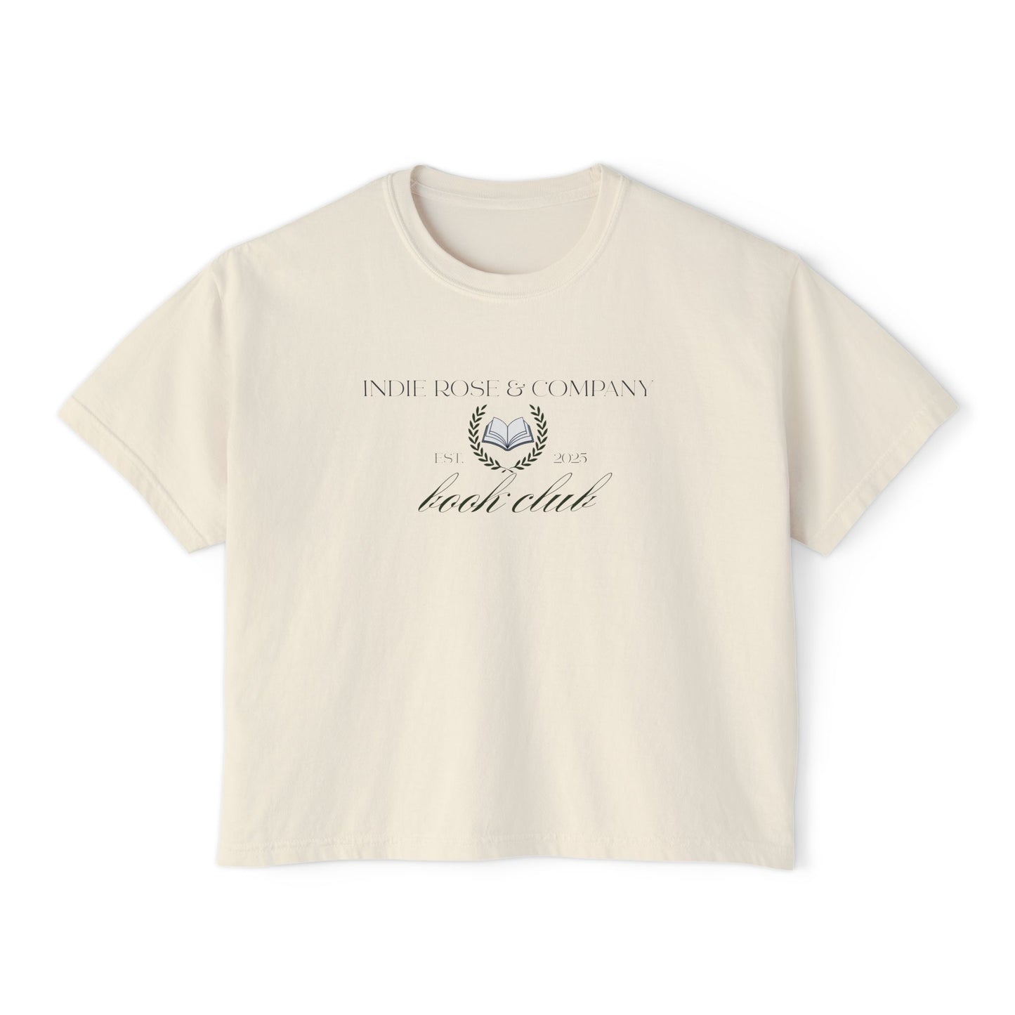 "Irc Book Club" Cropped Tee