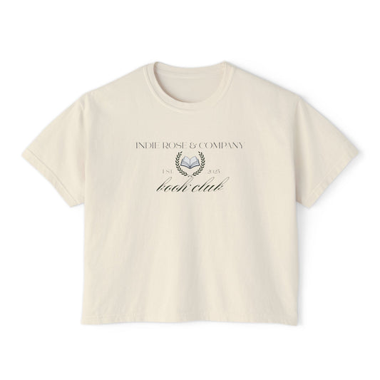 "Irc Book Club" Cropped Tee