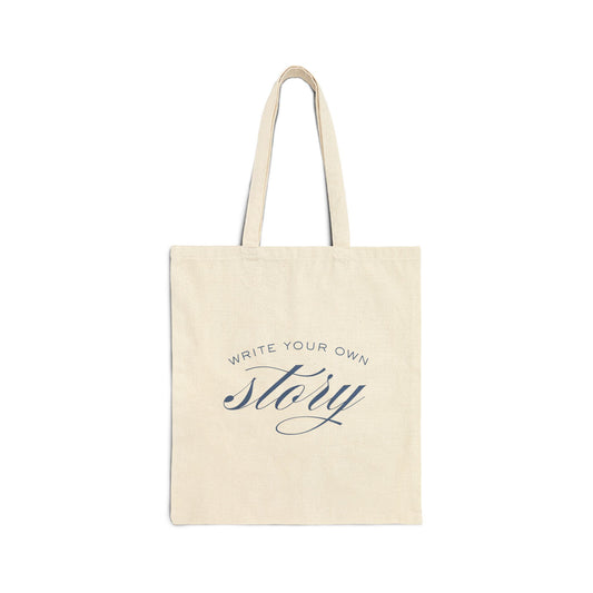 "Write Your Own Story" Canvas Tote
