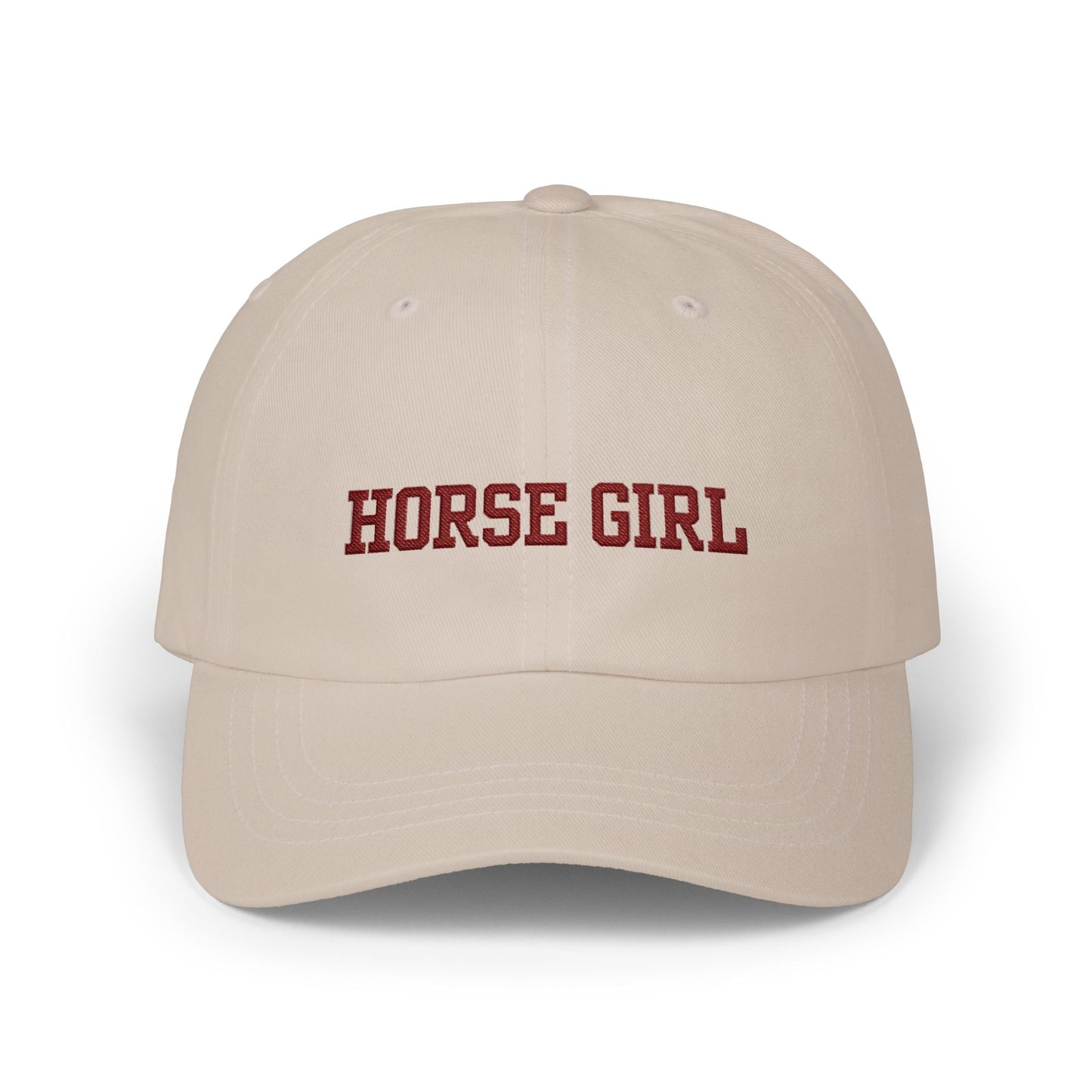 "HORSE GIRL" Embroidered Baseball Hat