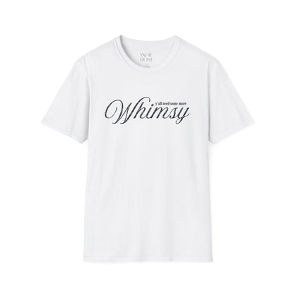 Whimsy script typography T-Shirt | minimalist word art