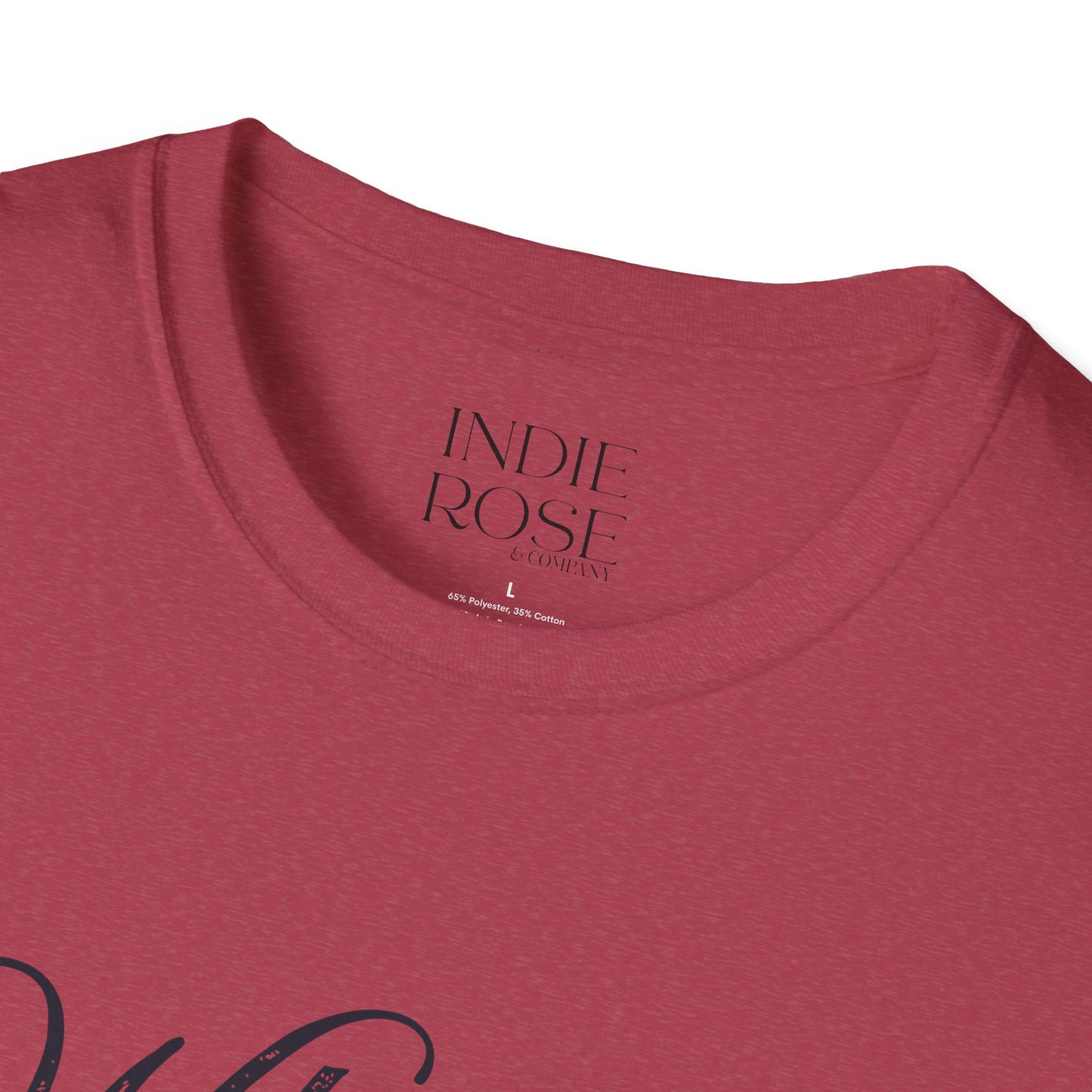Whimsy script typography T-Shirt | minimalist word art