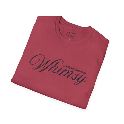 Whimsy script typography T-Shirt | minimalist word art