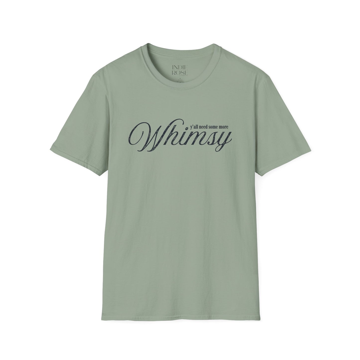 Whimsy script typography T-Shirt | minimalist word art