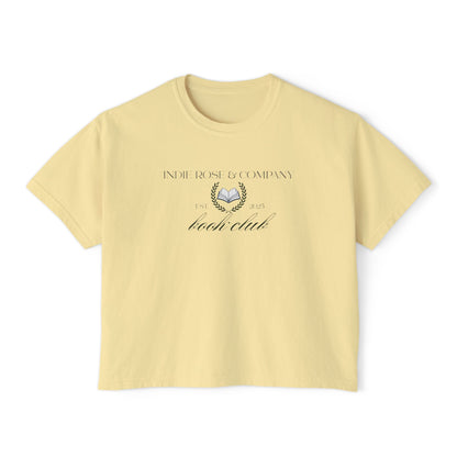 "Irc Book Club" Cropped Tee