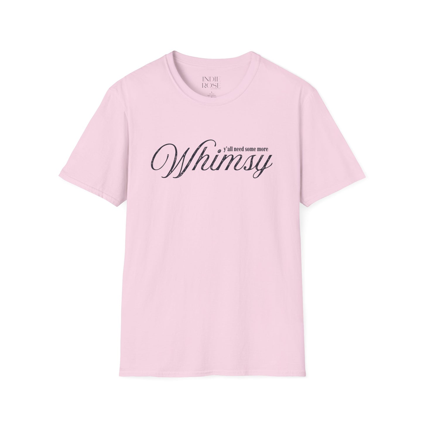 Whimsy script typography T-Shirt | minimalist word art