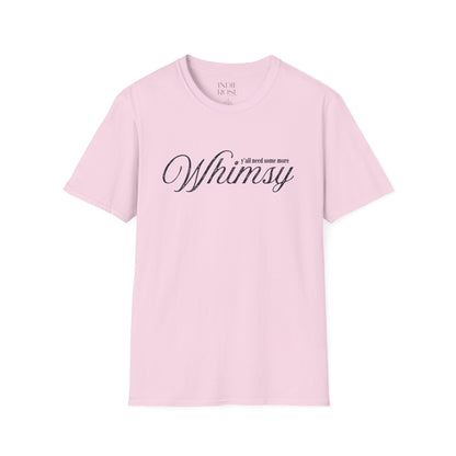 Whimsy script typography T-Shirt | minimalist word art