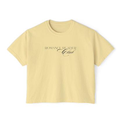 "Romance Reader Club" Cropped Tee