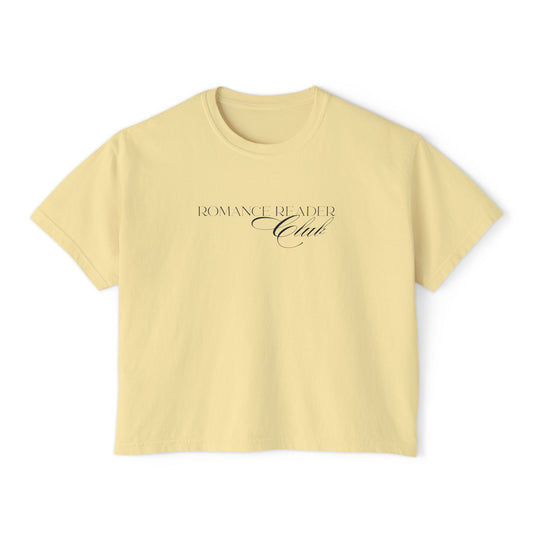 "Romance Reader Club" Cropped Tee