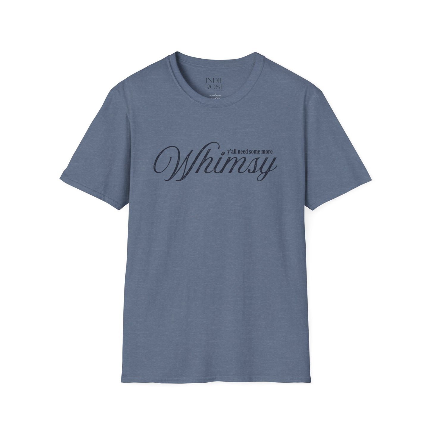 Whimsy script typography T-Shirt | minimalist word art