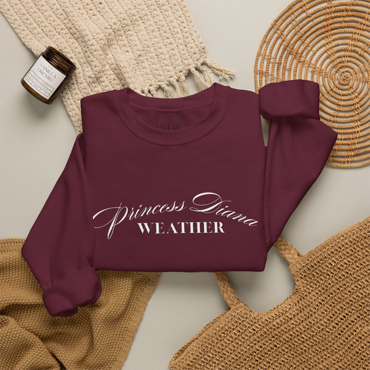 "Princess Diana Weather" Crewneck Sweatshirt