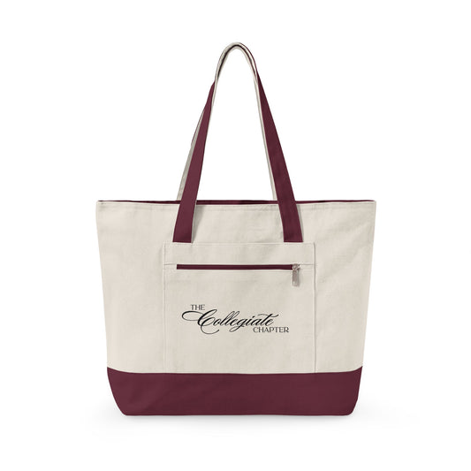 "The Collegiate Chapter"  Book Club Tote
