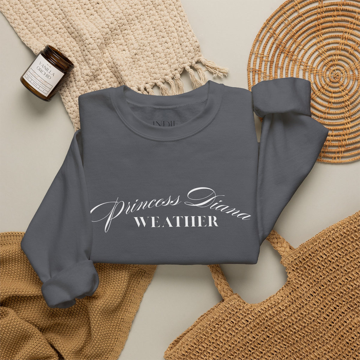 "Princess Diana Weather" Crewneck Sweatshirt