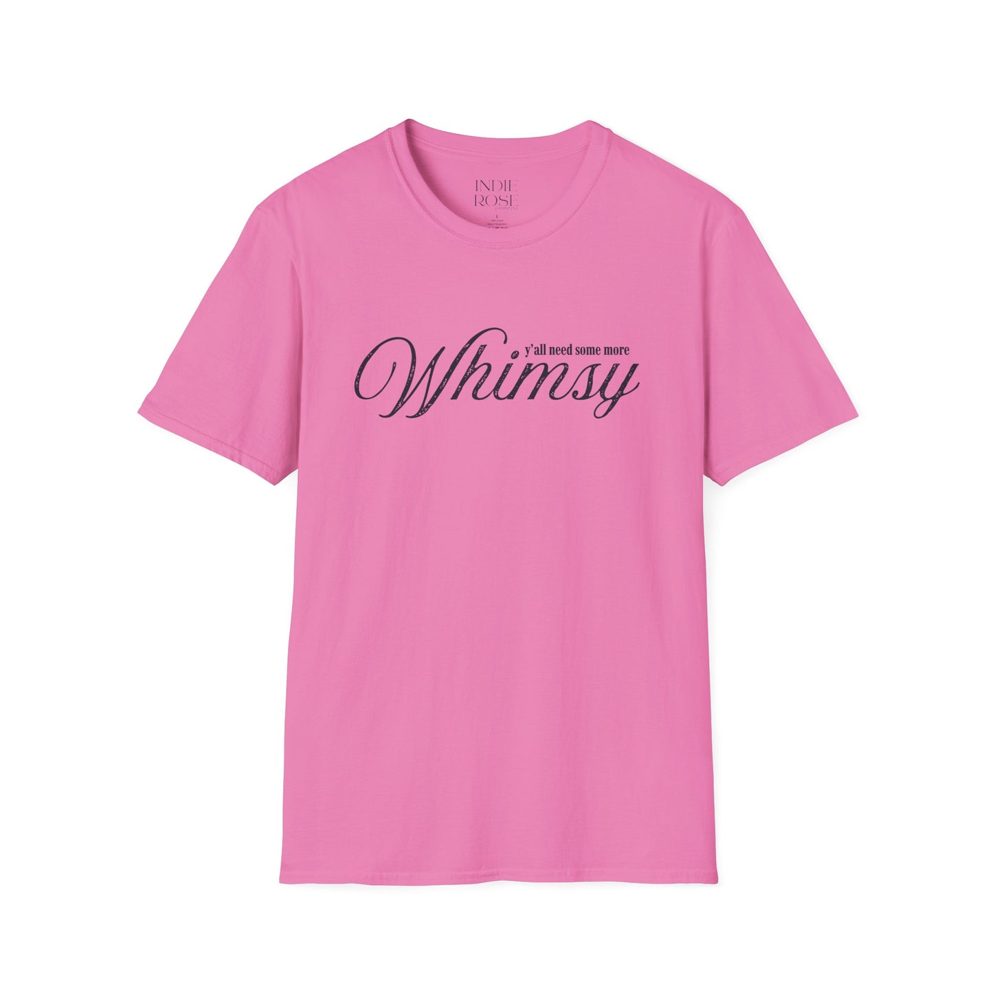 Whimsy script typography T-Shirt | minimalist word art