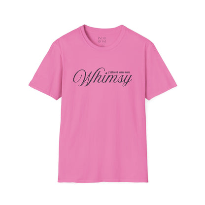 Whimsy script typography T-Shirt | minimalist word art