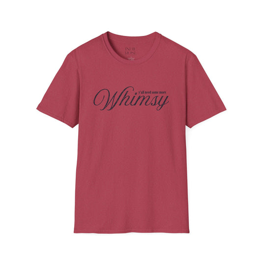 Whimsy script typography T-Shirt | minimalist word art