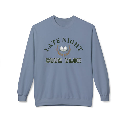 "Late Night Book Club" Unisex Sweatshirt