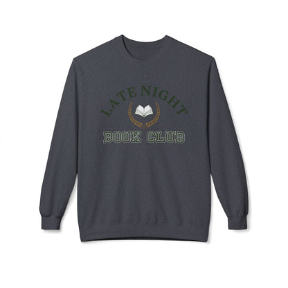 "Late Night Book Club" Unisex Sweatshirt