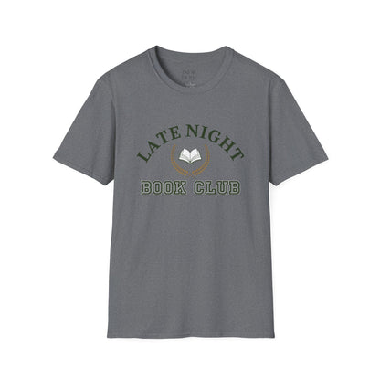 "Late Night Book Club"  Unisex T-Shirt