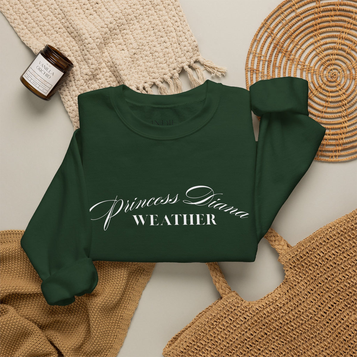 "Princess Diana Weather" Crewneck Sweatshirt