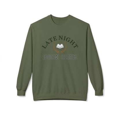 "Late Night Book Club" Unisex Sweatshirt