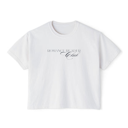 "Romance Reader Club" Cropped Tee