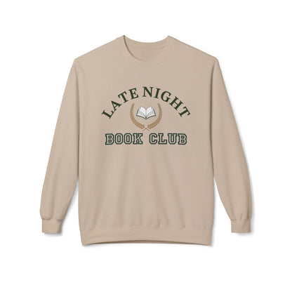 "Late Night Book Club" Unisex Sweatshirt