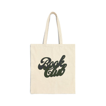 "Book Club" Canvas Tote
