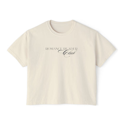 "Romance Reader Club" Cropped Tee