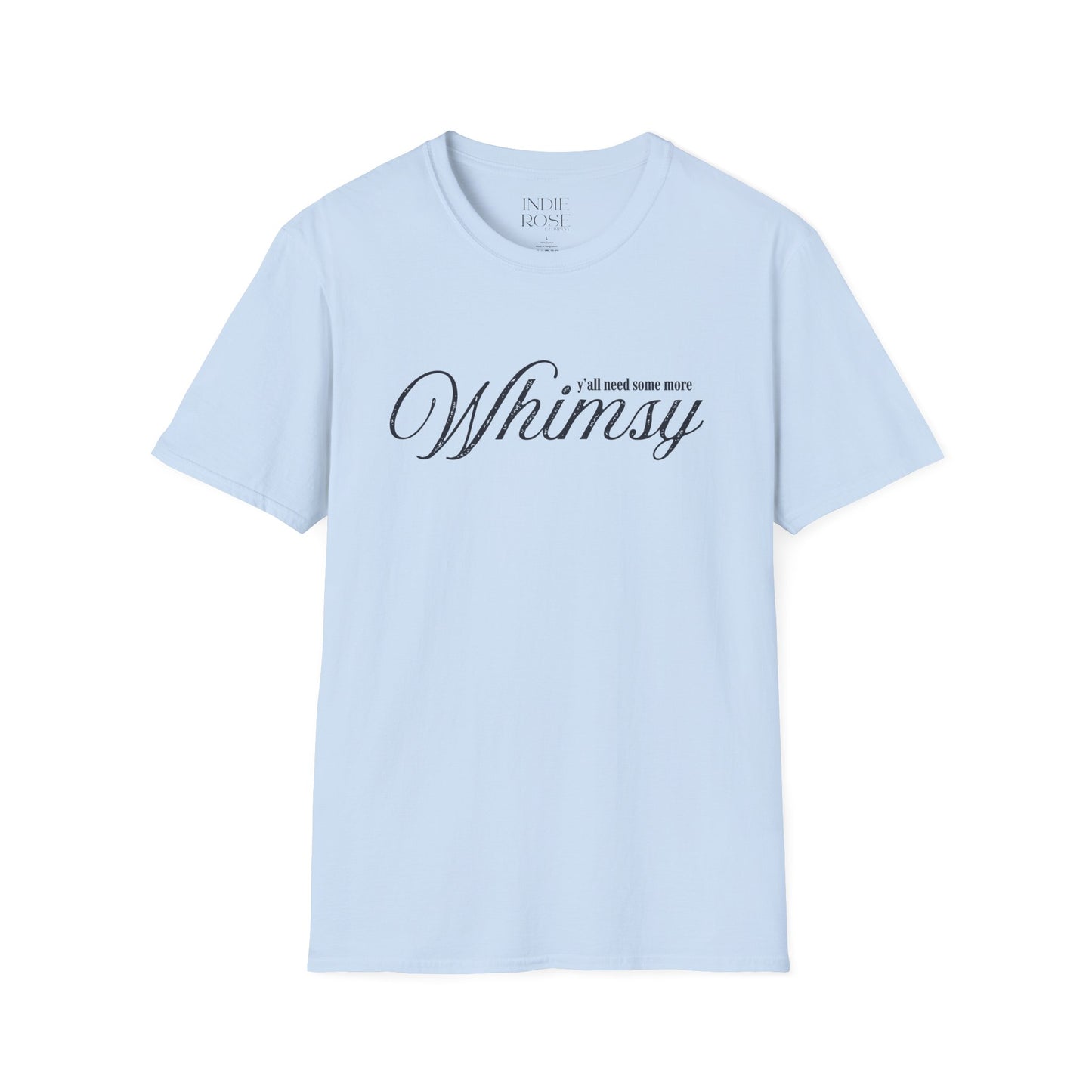 Whimsy script typography T-Shirt | minimalist word art