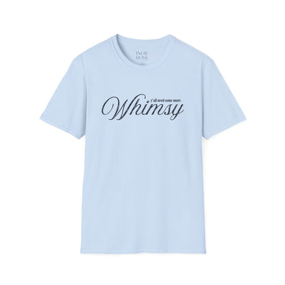 Whimsy script typography T-Shirt | minimalist word art