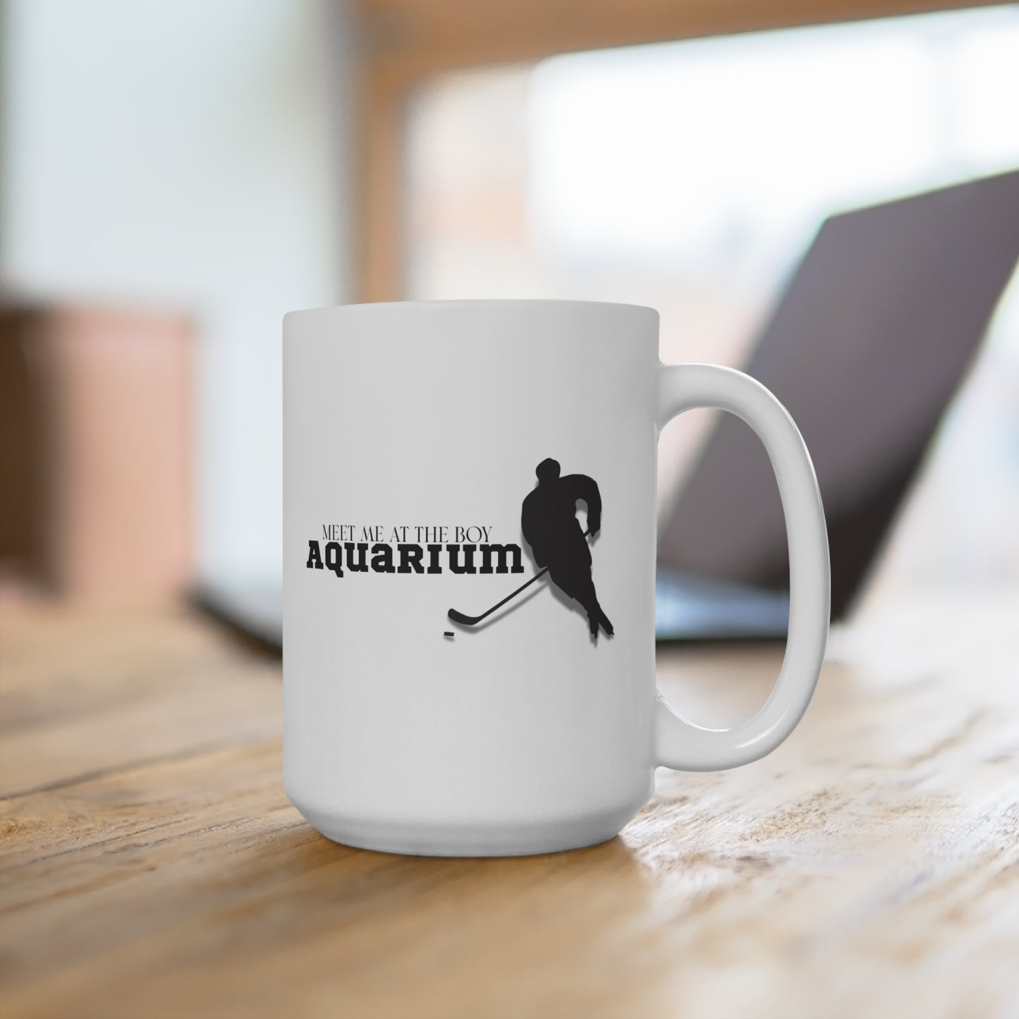 "Meet Me at the Boy Aquarium" Mug