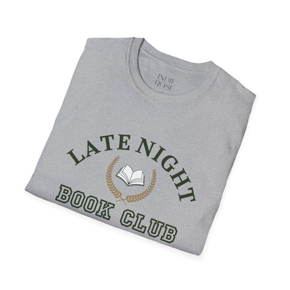 "Late Night Book Club"  Unisex T-Shirt