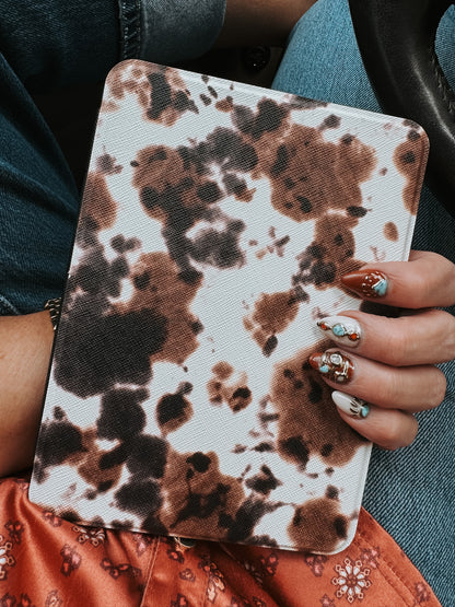 Brown Cowhide Pattern Kindle Case